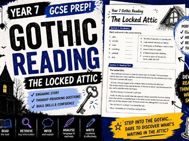 KS3 Gothic Reading - The Shadow in the Corridor