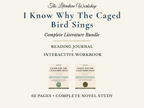 I Know Why The Caged Bird Sings Literature Study Bundle | Reading Journal & Interactive Workbook | Angelou