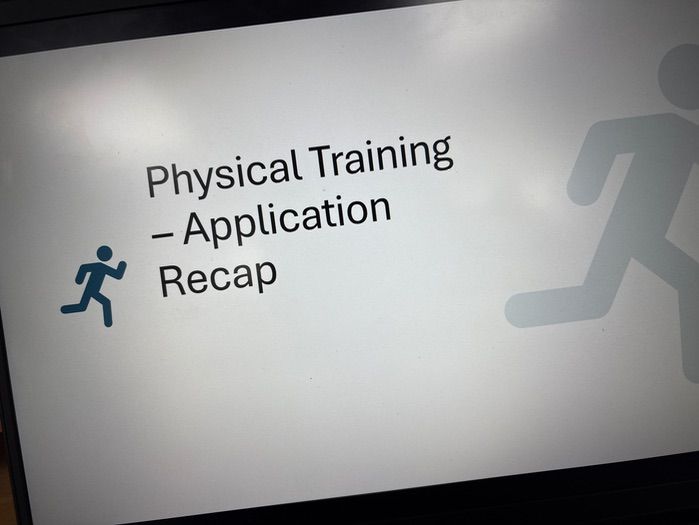 Principles of Training