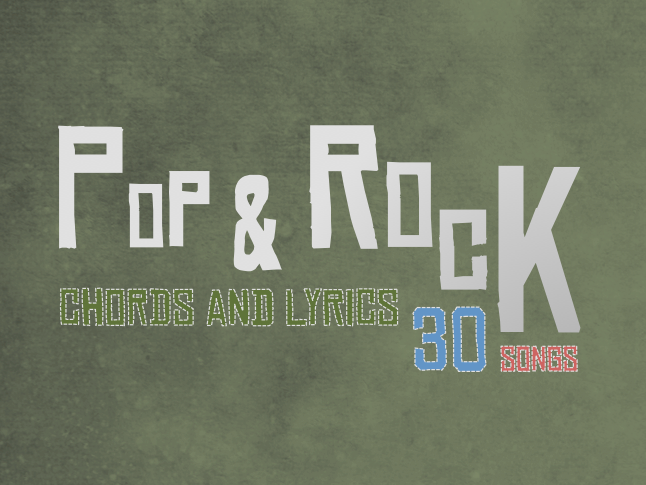 Pop & Rock [30 SONGS] Lead Sheets