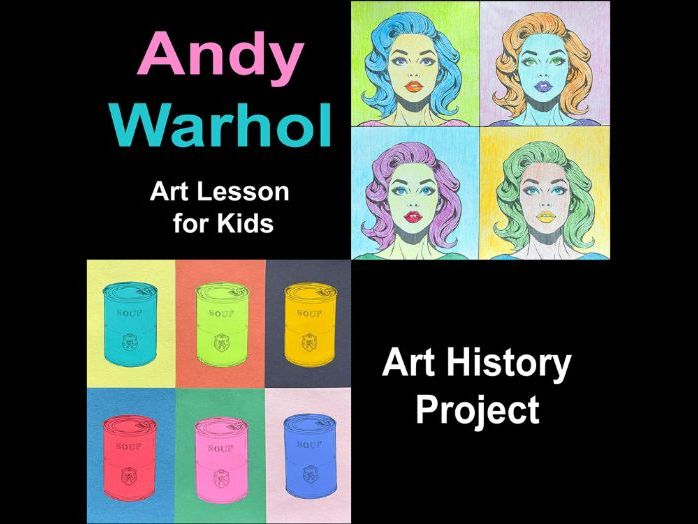 Andy Warhol Art Lesson for Kids - Pop Art, Colour Theory & Creative Art Project