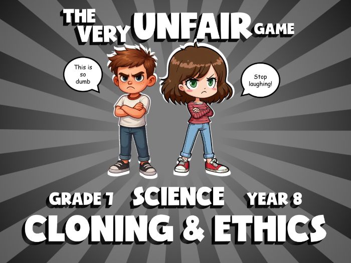 Cloning & Ethics VERY UNFAIR GAME | No-Prep Year 8 Science Review Activity