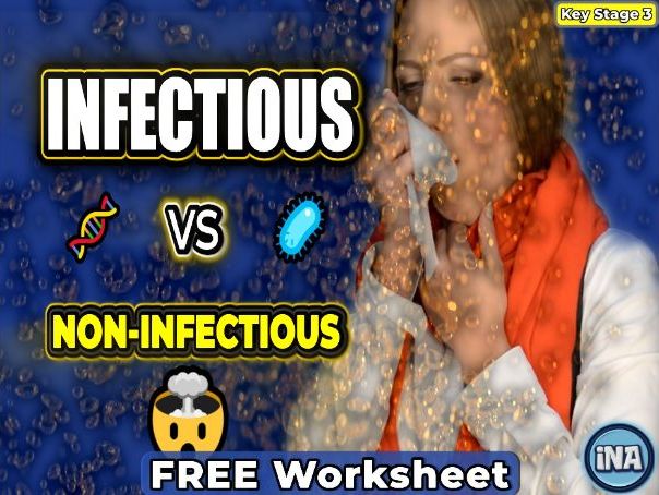 Infectious and Non-Infectious Diseases - FREE KS3 Biology Worksheet