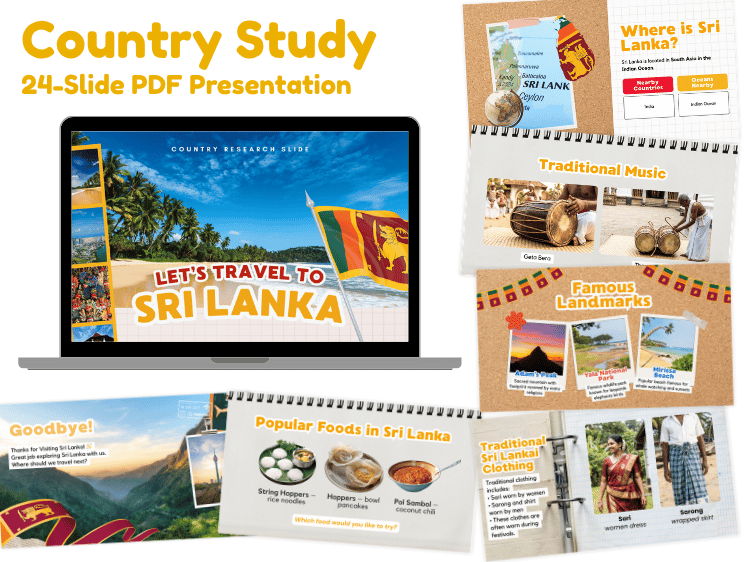 Sri Lanka Country Study | Geography & Culture 24-Slide Presentation