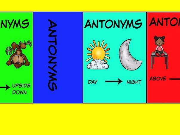 Antonyms instant classroom display