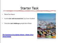 AQA GCSE Geography: Alaska Opportunites and Challenges