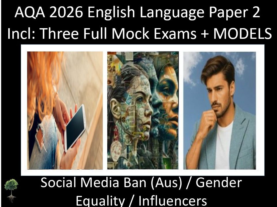 Three AQA 2026 English Language Paper 2 Mocks | MODELS