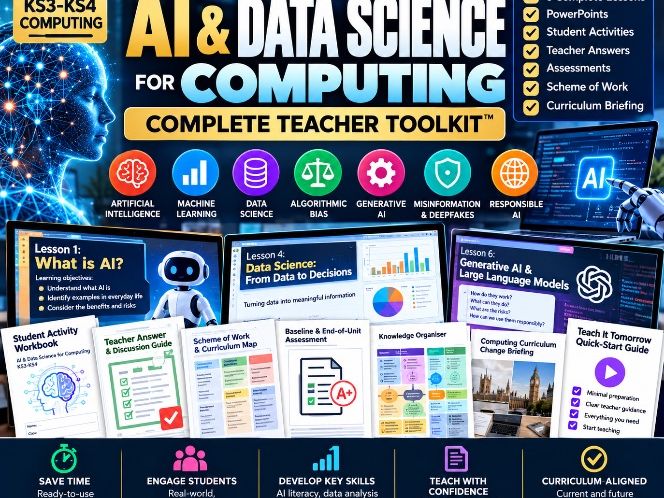 AI & Data Science for Computing KS3–KS4