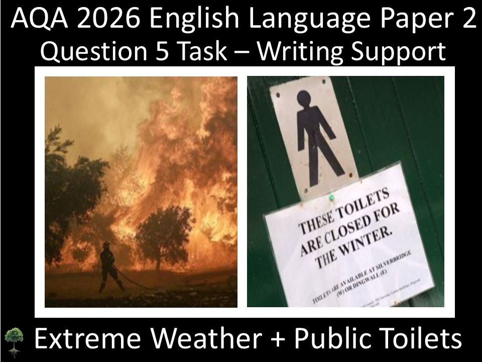 Question 5: AQA 2026 English Language Paper 2 | Extreme Weather + Public Toilets