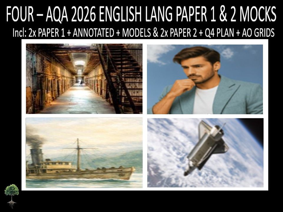 FOUR - AQA PAPER 1 & 2 | 2026 FULL MOCKS | ANNOTATED | Q4 PLAN | AO GRIDS | MODELS