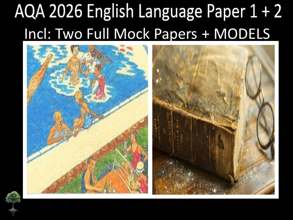 Two AQA 2026 English Language Paper 1 + 2 Mocks | MODELS