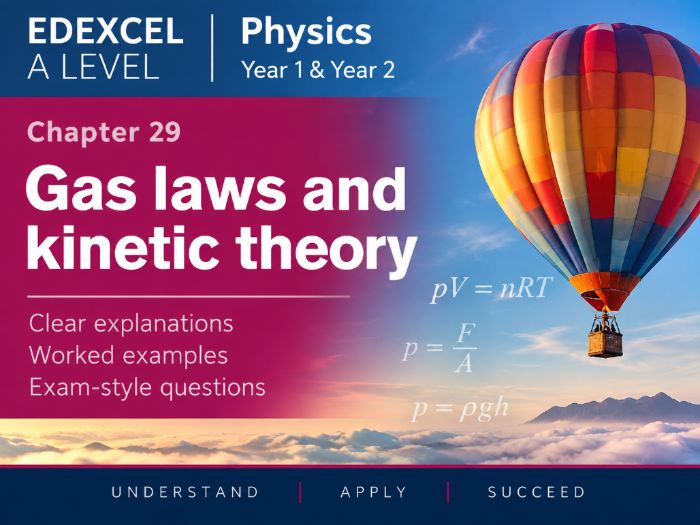 29 - Gas Laws and Kinetic Theory Pack - Physics (Year 1 & Year 2) A Level Pearson Edexcel
