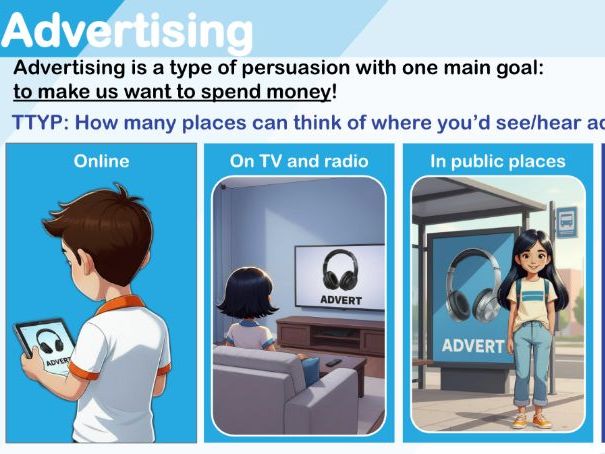 Persuasion in Adverts Lesson (UKS2)