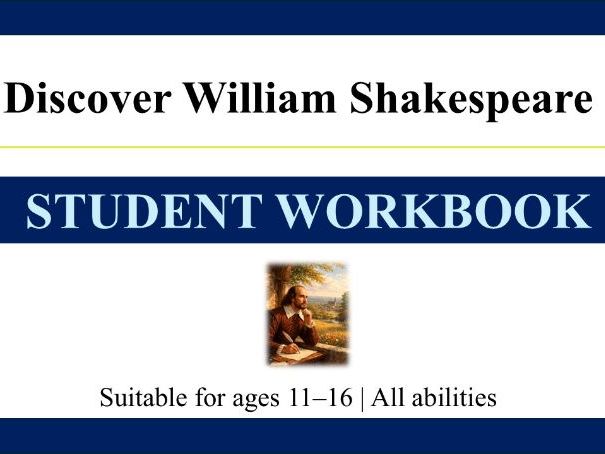 Discover William Shakespeare: 44-Page Student Workbook (No-Planning Required