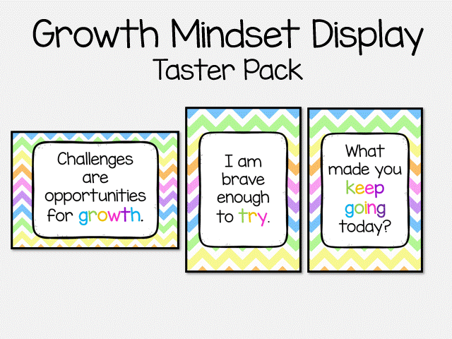 Growth Mindset Display Taster Pack