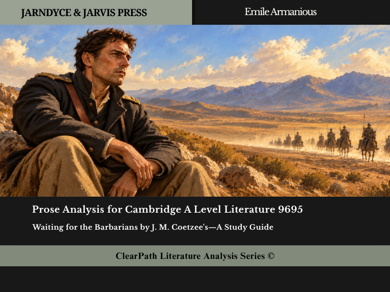 Waiting for the Barbarians Cambridge A Level 9695 |  Full Analysis, Revision Pack & Exam Prep