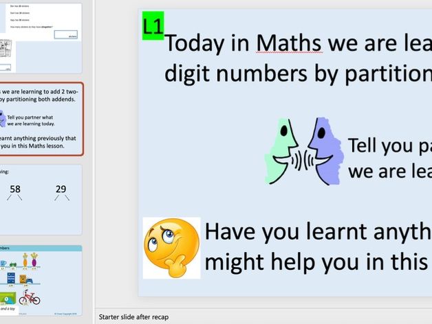 MATHS YEAR 2 NCETM spines: Unit 8 Add and subtract two-2digit numbers
