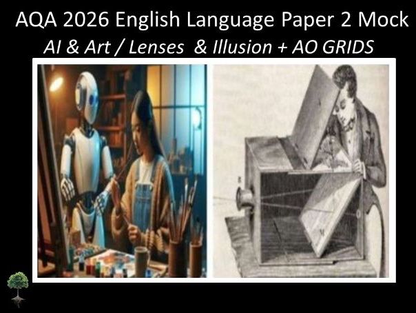 One AQA 2026 GCSE English Language Paper 2 Mock | AO Grids - (aia)