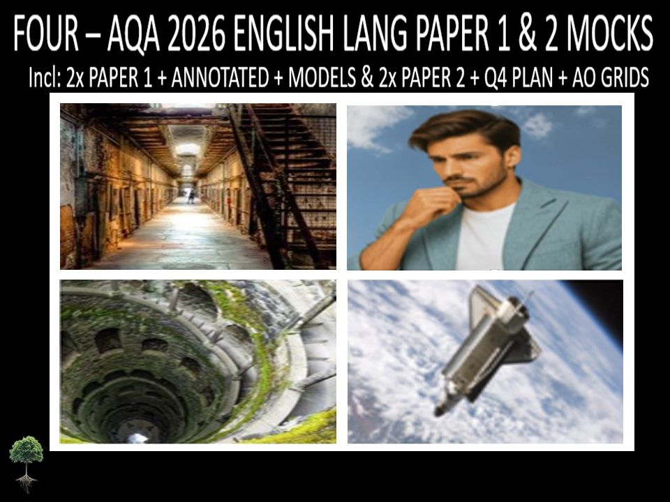 FOUR - AQA PAPER 1 & 2 | 2026 FULL MOCKS | ANNOTATED | Q4 PLAN | AO GRIDS | MODELS