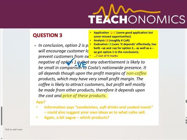 6. Exam Technique 5 - Application - Topic 2.1 - GCSE Edexcel Business