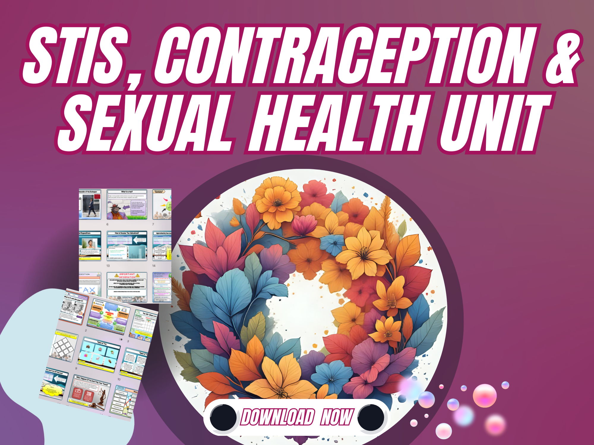STIs, contraception and sexual health PSHE lessons KS4