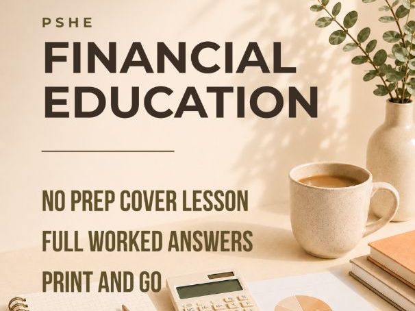 PSHE / Financial Education Cover Lesson: EAR vs. APR Conversion (No Prep)