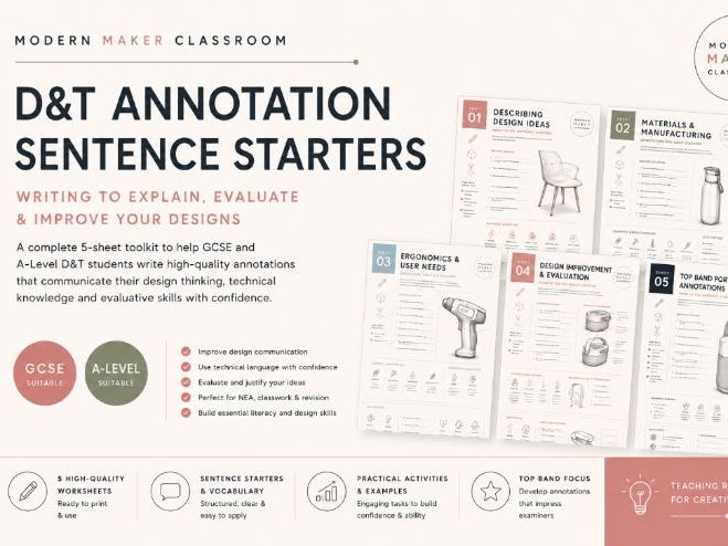 D&T Annotation Sentence Starters