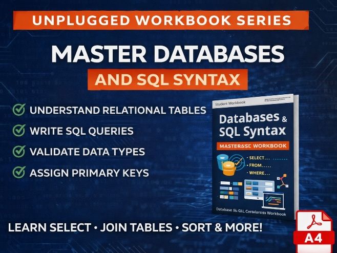 Databases & SQL Mastery: 10-Page Workbook (with Answer Key)