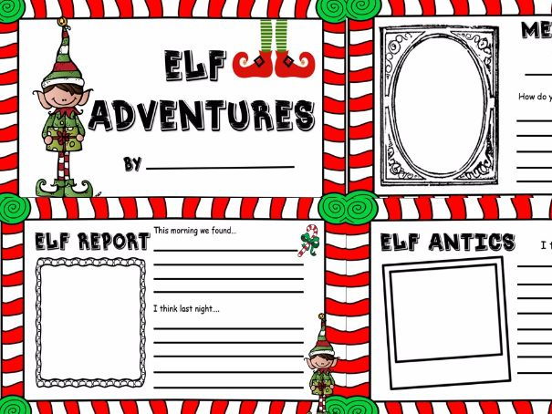 Elf on the shelf classroom diary