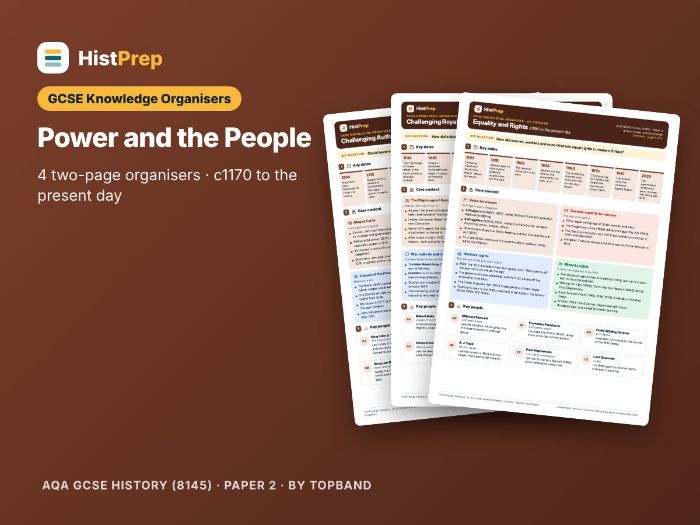 Power and the People Knowledge Organisers