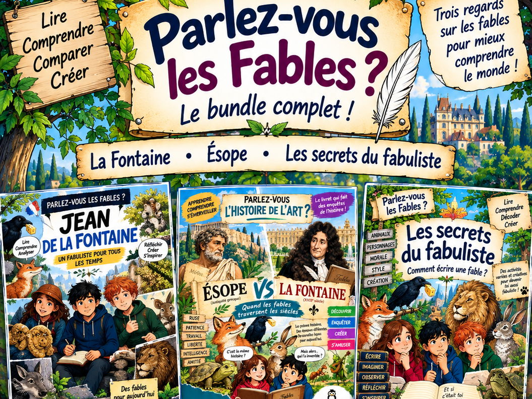 Parlez-vous les Fables ? BUNDLE | La Fontaine • Ésope