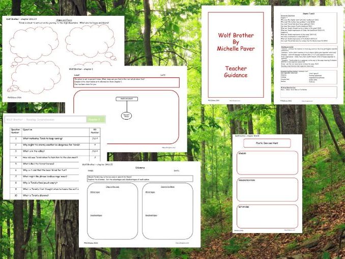 Wolf Brother Teacher Guidance and resources