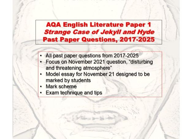 Jekyll & Hyde AQA Questions (2017-2025)