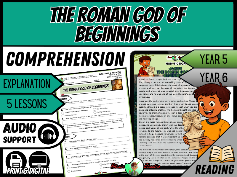 The Roman God of Beginnings | Reading Comprehension | Year 5/6