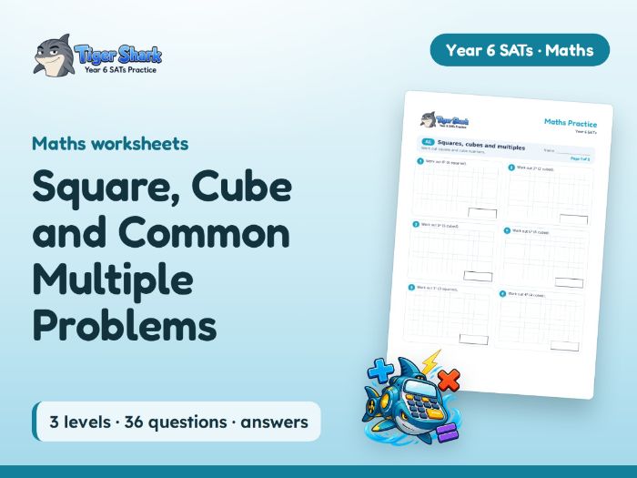 Square, Cube and Common Multiple Problems