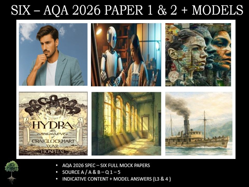 SIX - AQA PAPER 1 & 2 | 2026 FULL MOCKS | MODELS