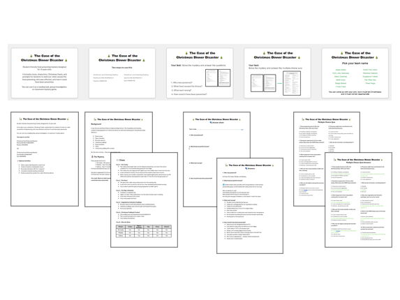 Christmas Dinner Poisoning Mystery