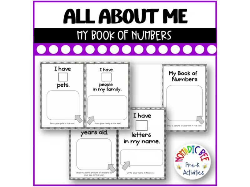 All About Me Book of Numbers