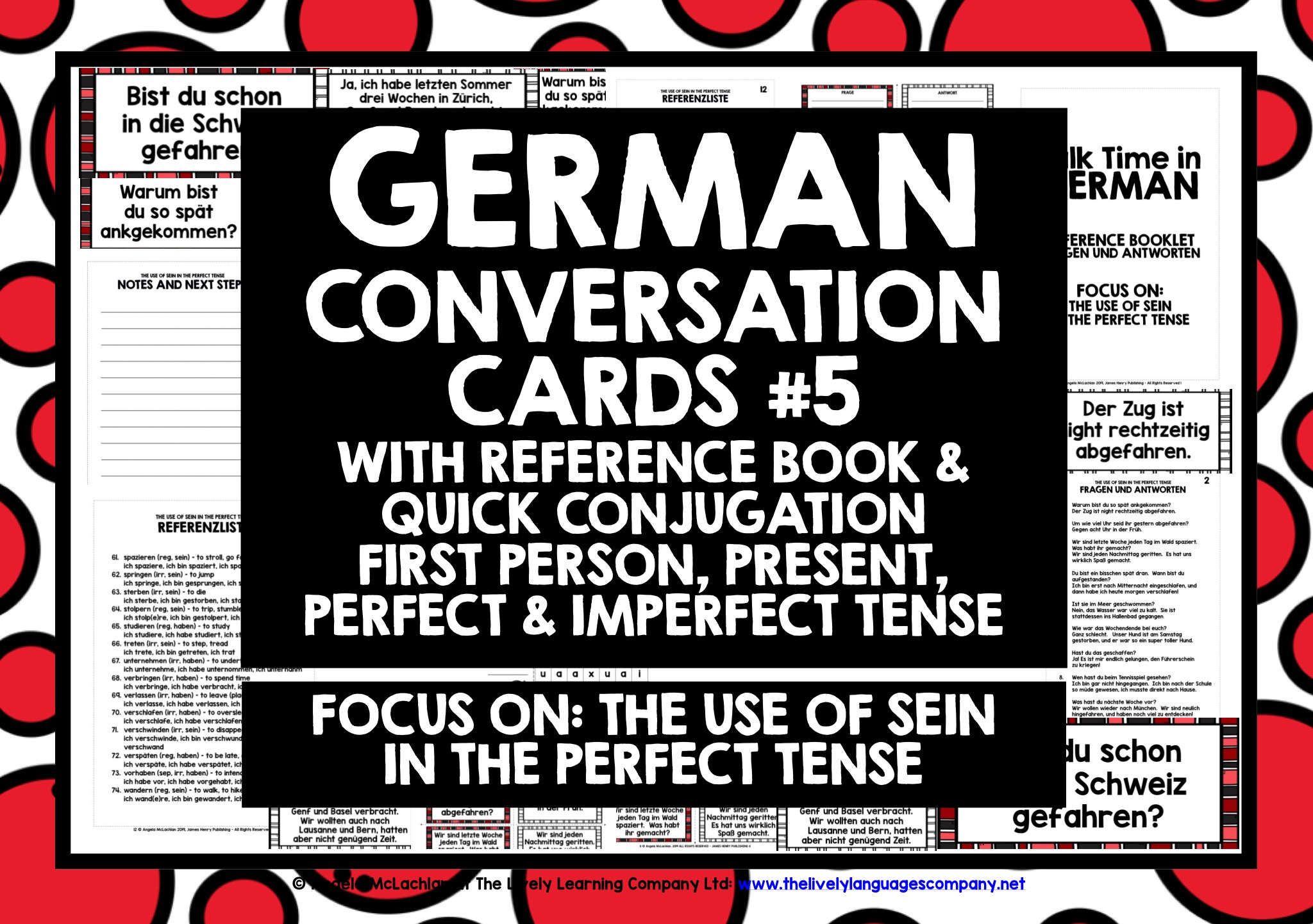 German Speaking Prompts Cards 5 Teaching Resources