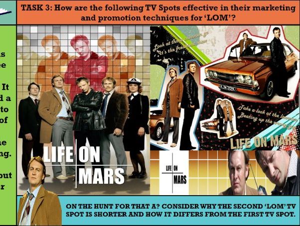 EDUQAS AS MEDIA, YEAR 12- TV IN THE GLOBAL AGE, 'LIFE ON MARS' (COMP 2, SEC A) INDUSTRY & AUDIENCE
