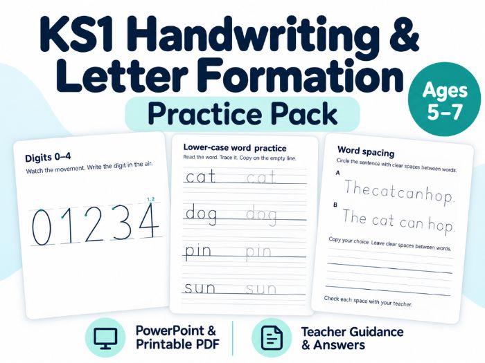KS1 Handwriting & Letter Formation Pack