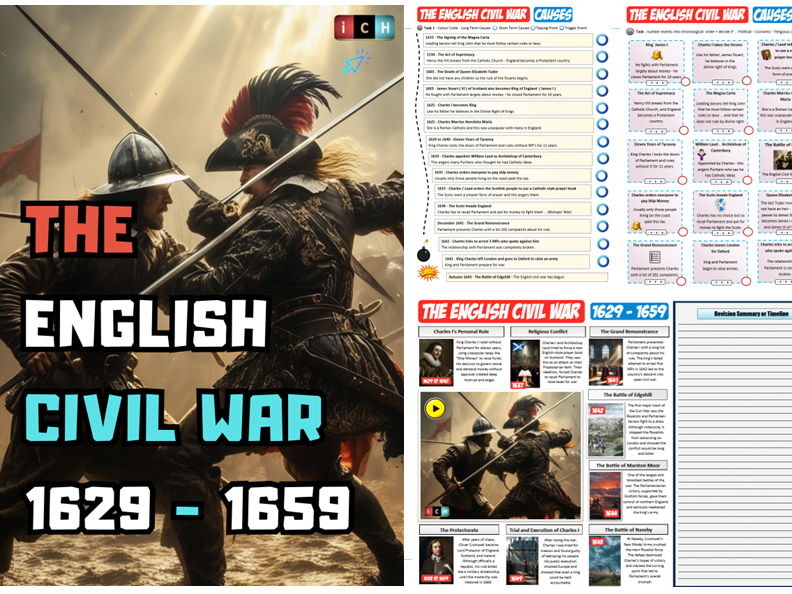 The English Civil War - Teaching Pack + PPT