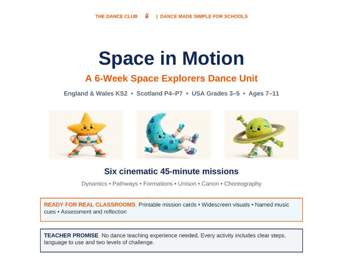 Space in Motion: 6-Week KS2 Dance Unit