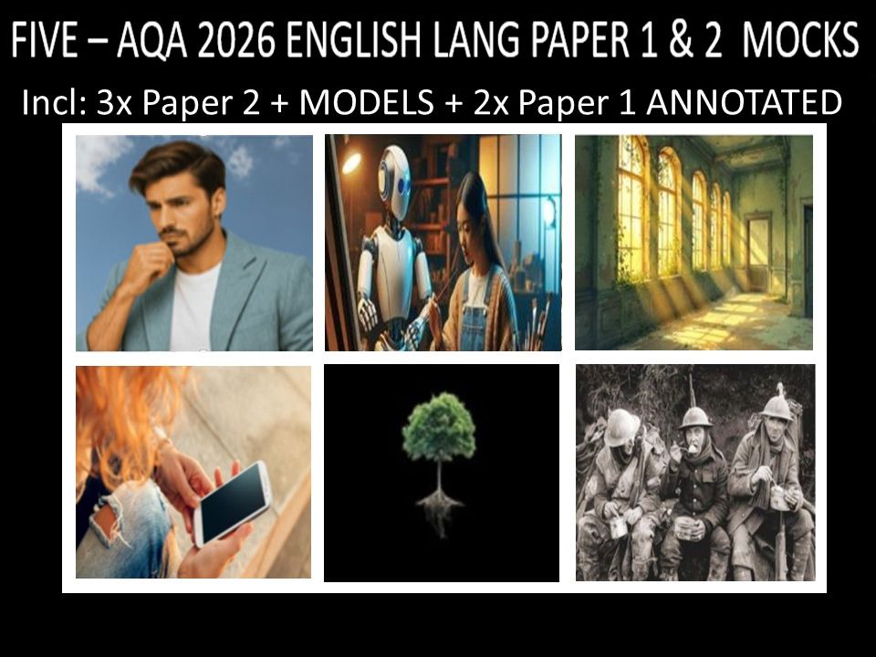 FIVE - AQA PAPER 1 & 2 | 2026 FULL MOCKS | MODELS | ANNOTATED