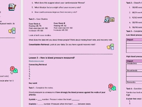 Health and Social Care Component 3 Class Booklet