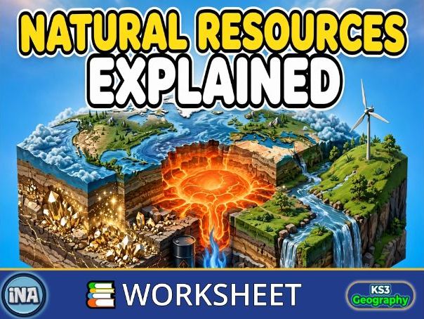 Natural Resources - KS3 Geography Worksheet