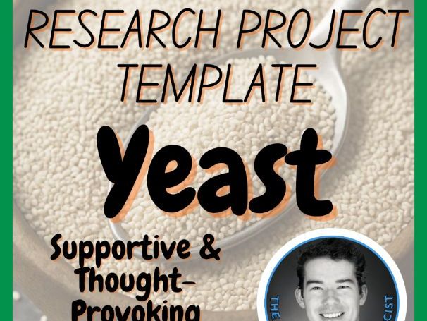 Yeast | Biology / Life Science Research Project Template | Digital + Print