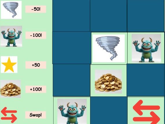 Tornado board game - can be used with almost anything!