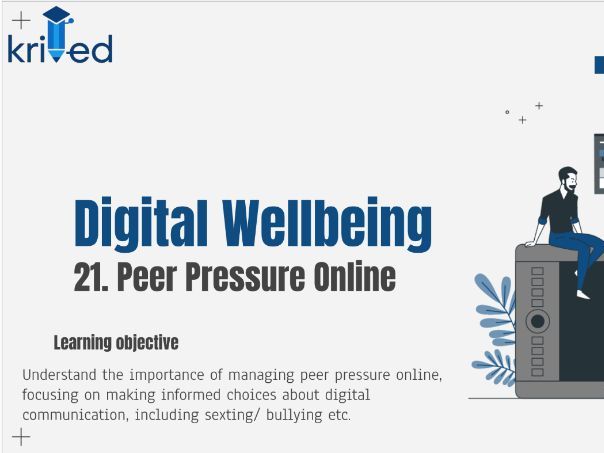 Peer Pressure Online – KS4 Year 10 PSHE Digital Choices, Sexting & Cyberbullying