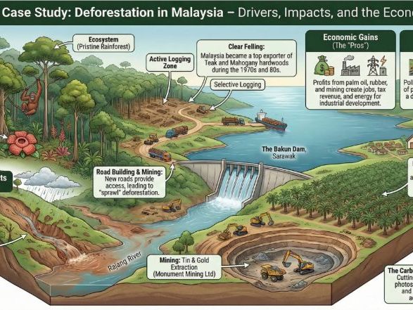 AQA Paper 1 Case Study Infographics